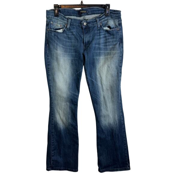 Levi's 524 Jeans Juniors Sz. 13M Blue Too Superlow Bootcut Low Rise - Picture 1 of 7